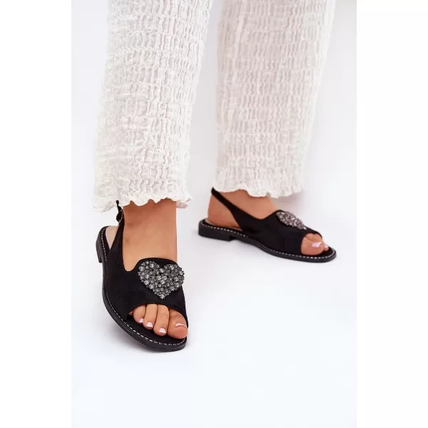  Sandale de dama S.BARSKI KV27-018 NEGRU 