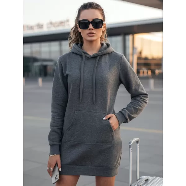  Rochie DSTREET EY1938 GRI ÎNCHIS 