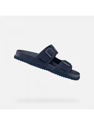 Papuci pentru bărbați GEOX PARNAIBA G014432 ALBASTRU ÎNCHIS