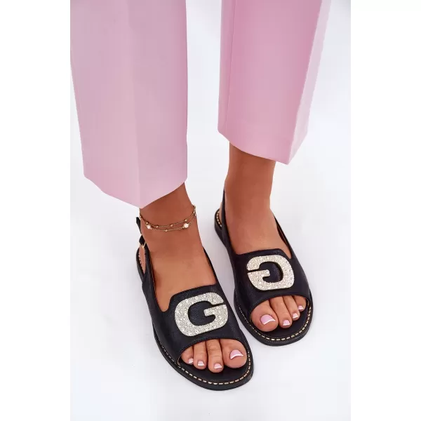  Sandale de dama S.BARSKI KV51-081 NEGRU 