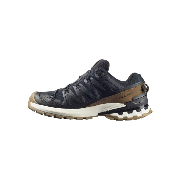  Pantofi de dama SALOMON XA PRO 3D V9 GTX LIFELONG W L47999700 NEGRU/COYOTE BROWN/GHEAȚĂ DE VANILIE 