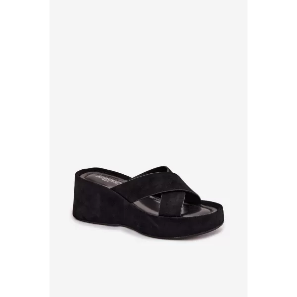  Papuci de damă BOTO CALORINE 41357 NEGRU 
