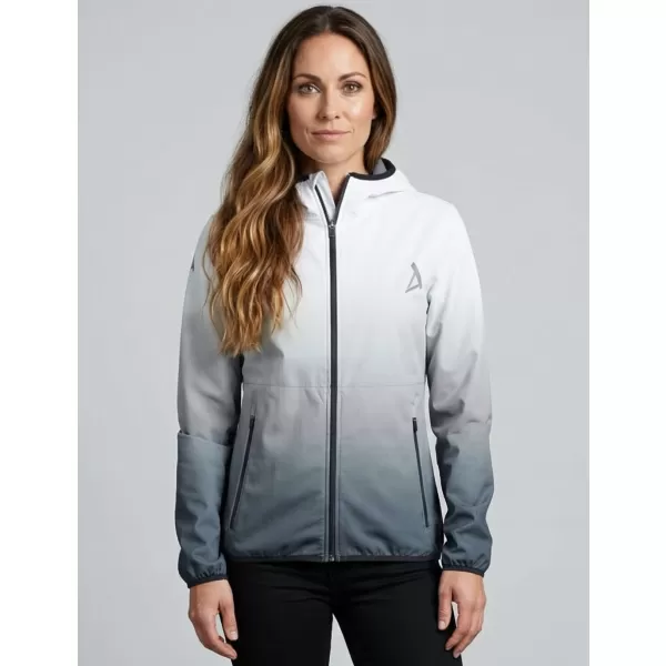 Jachetă softshell premium pentru femei ALTISPORT VOJ/ALW126JACK01 ALB-NEGRU 