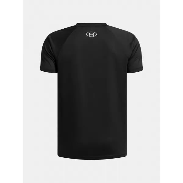  Tricou băieți UNDER ARMOUR UA TECH SPLIT WORDMARK SS 1383010-004 NEGRU 