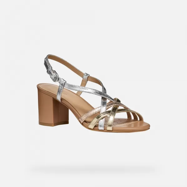  Sandale de dama GEOX VIRNILISA 65 S G012824 DE AUR 