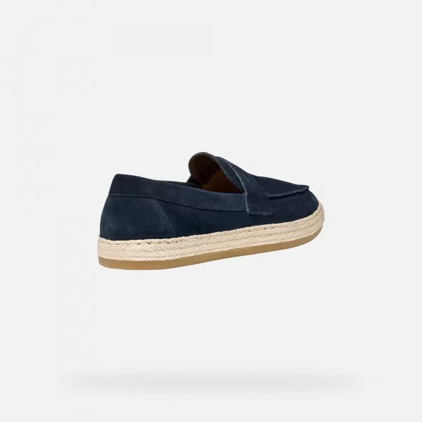  Mocasini pentru bărbați GEOX PANTELLERIA G014528 ALBASTRU ÎNCHIS 