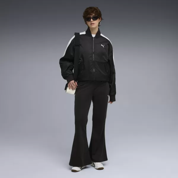  Pantaloni de dama PUMA WARDROBE ESS FLARED PANTS 632045-01 PUMA NEGRU 