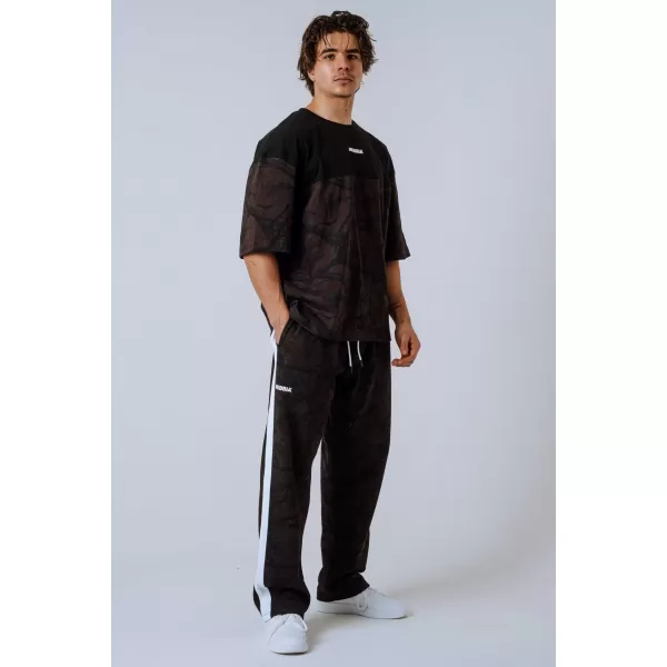  Tricou supradimensionat POWER 898 DARK BROWN CAMO Nebbia 