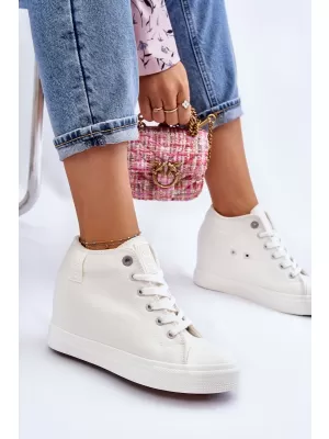 Adidași de damă BIG STAR LL274035 WHITE Pantofi Big Star