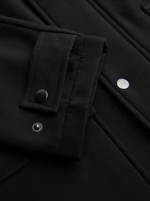 Palton pentru bărbați OMBRE OM-JAPJ-0314 NEGRU