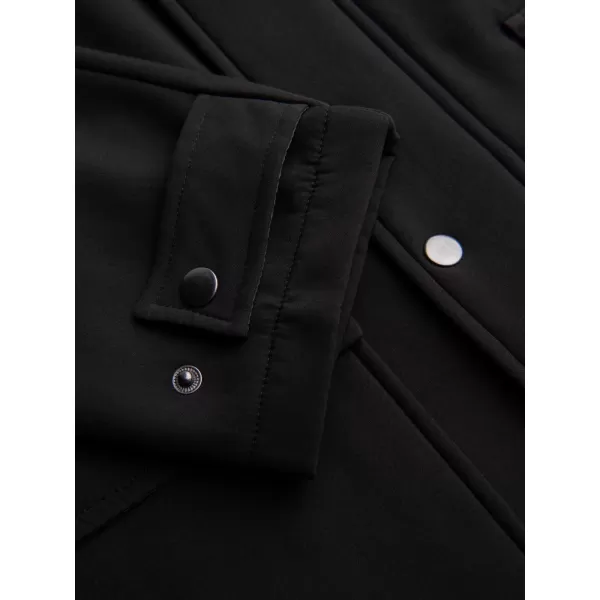  Palton pentru bărbați OMBRE OM-JAPJ-0314 NEGRU 