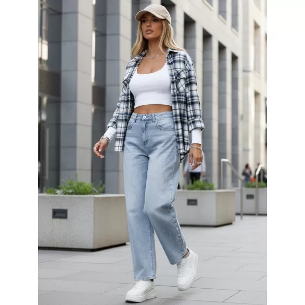  Pantaloni de dama DSTREET UY2934 ALBASTRU DESCHIS 