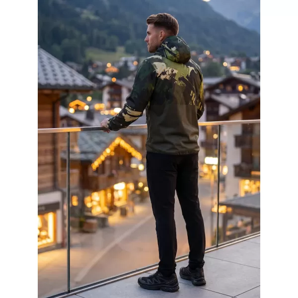  Jachetă softshell premium pentru bărbați ALTISPORT VOJ/ALM125JACK01 MASCA/GRN 