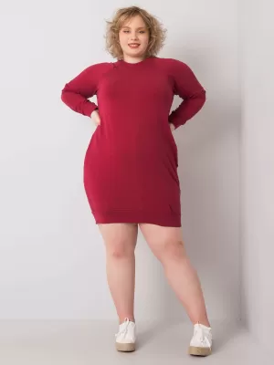 Rochie BASIC FEEL GOOD RV-SK-6296.99 BURGUNDIA
