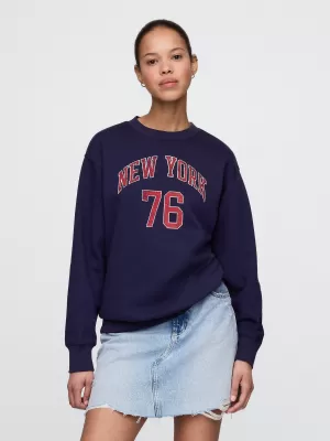 Hanorac de dama GAP NEW YORK SWEATSHIRT 778455-00 UNIFORMA MARINEI