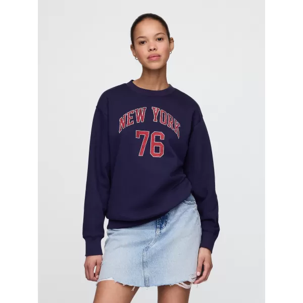  Hanorac de dama GAP NEW YORK SWEATSHIRT 778455-00 UNIFORMA MARINEI 