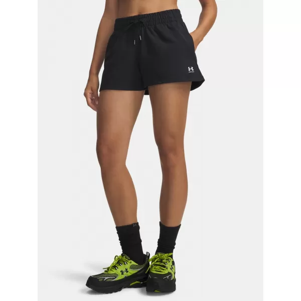 Pantaloni scurți de damă UNDER ARMOUR SPORT TERRY SHORT 6011022-001 NEGRU 