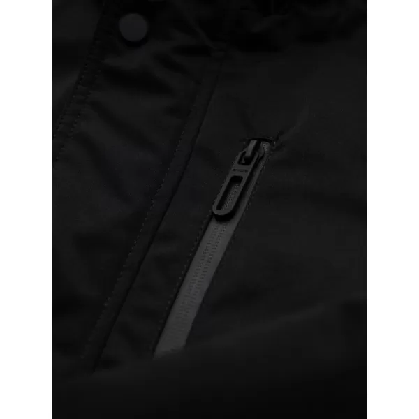  Palton bărbătesc OMBRE OM-JAPJ-0316 NEGRU 