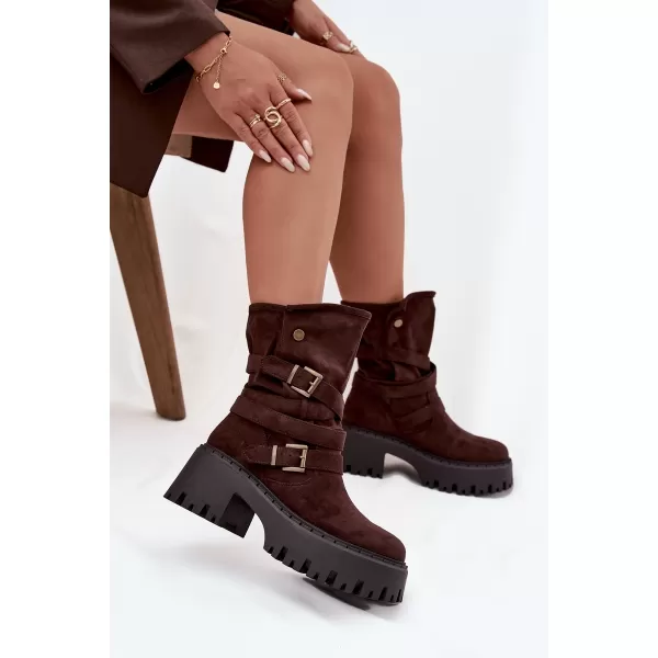  Pantofi de dama cu toc BOTO NERELISA 40379 MARO 