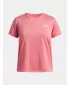 Tricou fetita UNDER ARMOUR UA TECH SSC 6005138-600 ROZ