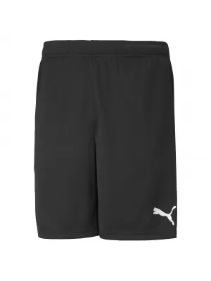 Pantaloni scurți pentru bărbați PUMA TEAMRISE TRAINING SHORTS 657336_03 PUMA NEGRU/PUMA ALB