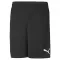 Pantaloni scurți pentru bărbați PUMA TEAMRISE TRAINING SHORTS 657336_03 PUMA NEGRU/PUMA ALB