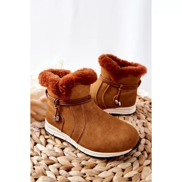 Cizme de zapada copii BIG STAR BB374058BS CAMEL Pantofi Big Star 