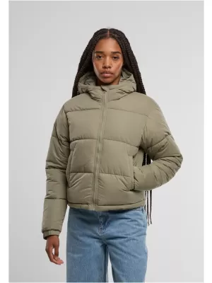 Geaca de dama URBAN CLASSICS TB7587 MĂSLINE PALID