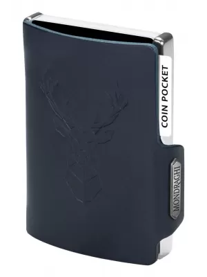 Portofel MONDRAGHI Silhouette Modern Deer ALBASTRU