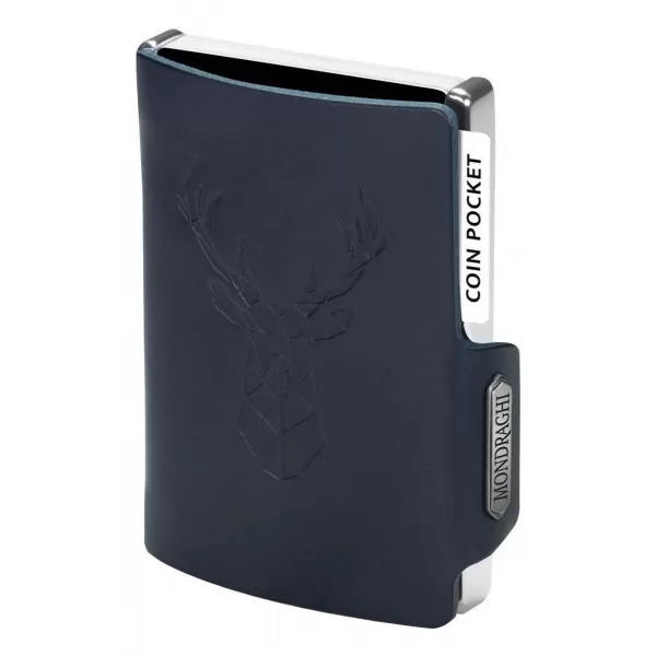  Portofel MONDRAGHI Silhouette Modern Deer ALBASTRU 