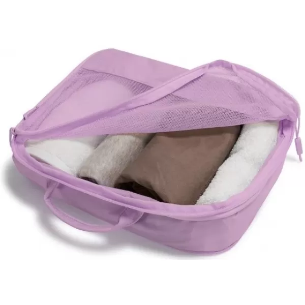  Valiză HEYS Ecotex Compression Packing Cube 4 Pc Set FLOARE DE LILIAC 