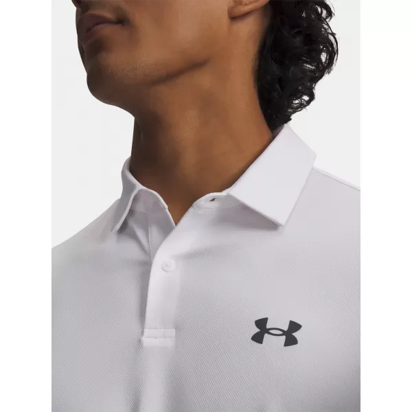  Tricou pentru bărbați UNDER ARMOUR UA MATCHPLAY POLO 6009799-100 ALB 