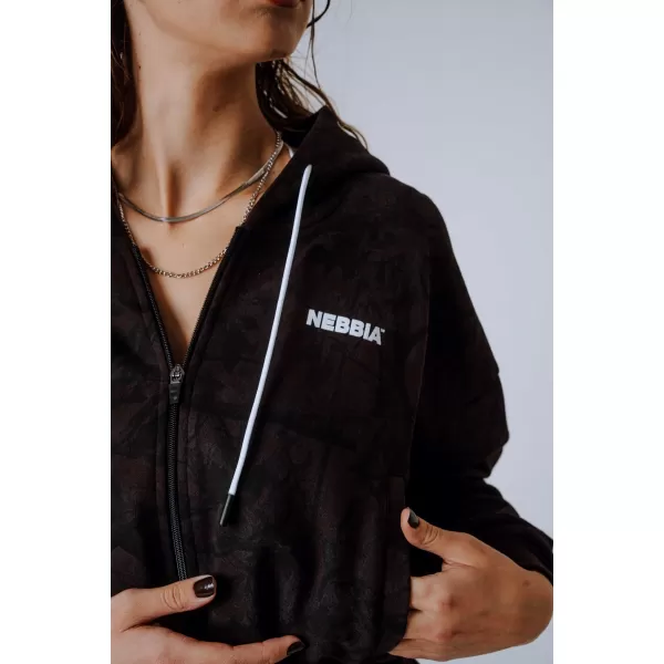  Hanorac cu fermoar POWER 895 DARK BROWN CAMO Nebbia 