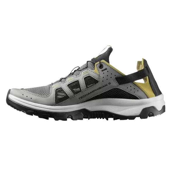  Pantofi pentru bărbați SALOMON TECHAMPHIBIAN 5 L49227700 CASTLEROCK/SALCIE/NEGRU 