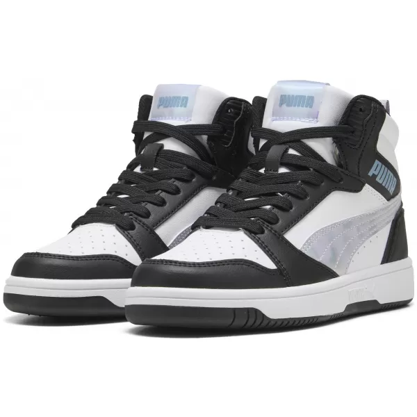  Pantofi de dama PUMA REBOUNDV6MIDSPACEBELLEJR 402768-02 PUMA NEGRU/LILIAC CRUSH/ALB 