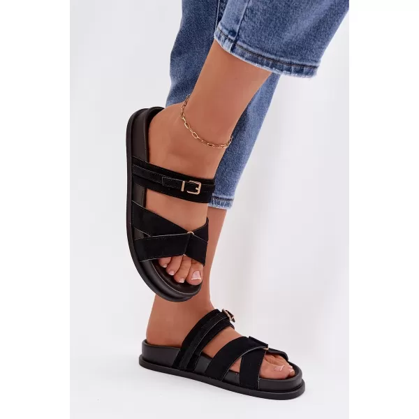  Papuci de damă BOTO SELORINA 41592 NEGRU 