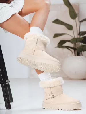 Pantofi de dama DSTREET ZY1252 BEJ