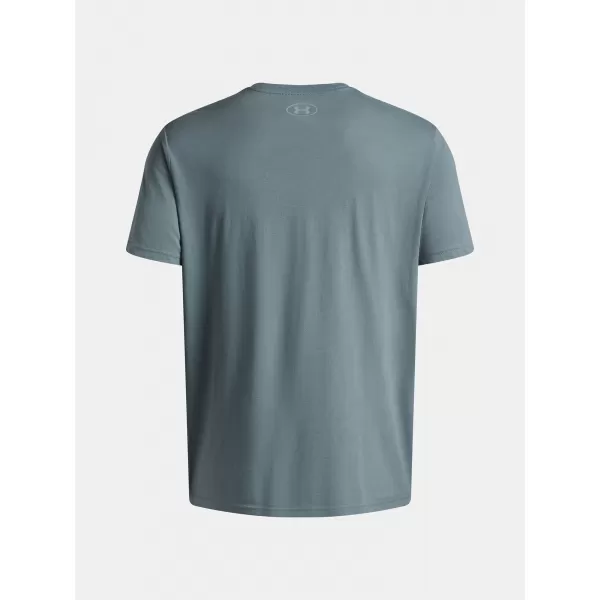  Tricou pentru bărbați UNDER ARMOUR UA GL FOUNDATION UPDATE SS 1382915-587 ALBASTRU 