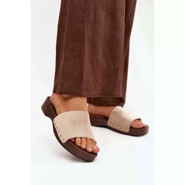  Papuci de damă BOTO FERINNA 41222 KAKI 