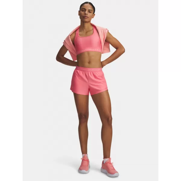  Pantaloni scurți de damă UNDER ARMOUR TECH PLAY UP SHORTS 1389882-600 ROZ 