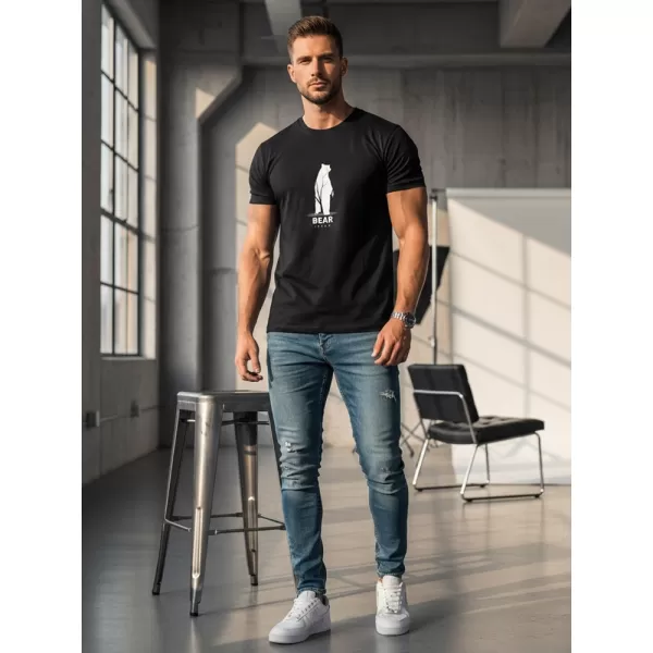  Tricou pentru bărbați DSTREET NX062R NEGRU 