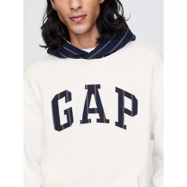  Hanorac pentru bărbați GAP LOGO HOODIE PULLOVER 645967-02 NOU ALB 