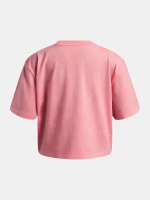 Tricou fetita UNDER ARMOUR UA G RIVAL WASH SS 6011673-600 ROZ