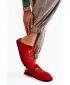 Papuci de damă BIG STAR KK276017 RED/BEIG Pantofi Big Star