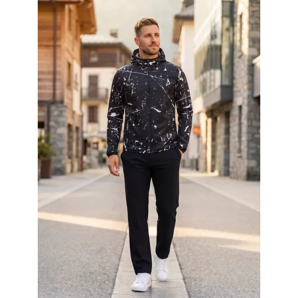  Jachetă softshell premium pentru bărbați ALTISPORT VOJ/ALM034JACK01 NEGRU 