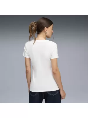 Tricou pentru femei PUMA ESS LOGO LAB TEE 691824_02 PUMA ALB