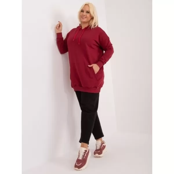  Hanorac de dama BASIC FEEL GOOD RV-BL-6338.19X BURGUNDIA 