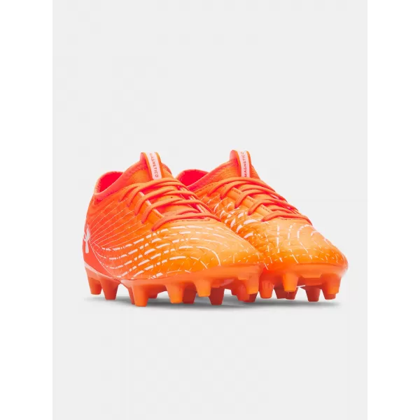  Cizme de fotbal pentru baieti UNDER ARMOUR UA MAGNETICO SELECT 5 FG JR 6000545-825 PORTOCALE 