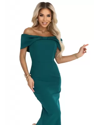 Rochie NUMOCO 644-1 VERDE STICLA