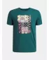 Tricou băieți UNDER ARMOUR UA B LOGO WM COLLAGE SS 6009271-338 VERDE